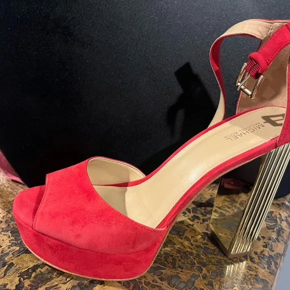 Michael Kors Red Women's Heels - Picture 3 of 15
